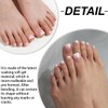 JYNVO 120pcs Press on Toenails Französisch Stil