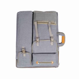 Cocoarm Canva Multifunctional Large Art Bag Waterproof Sketch Board Art Bag Art Supplies 66 x 50 cm (Grey)