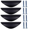 Liujiami Pack of 4 Half Moon Shape Cupboard Drawer Wardrobe