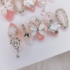 [Premium Nail] Pearl Butterfly Gradient Nail Handmade Nail Tip -
