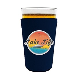 Lake Life Pint Glass Coolie (Navy)