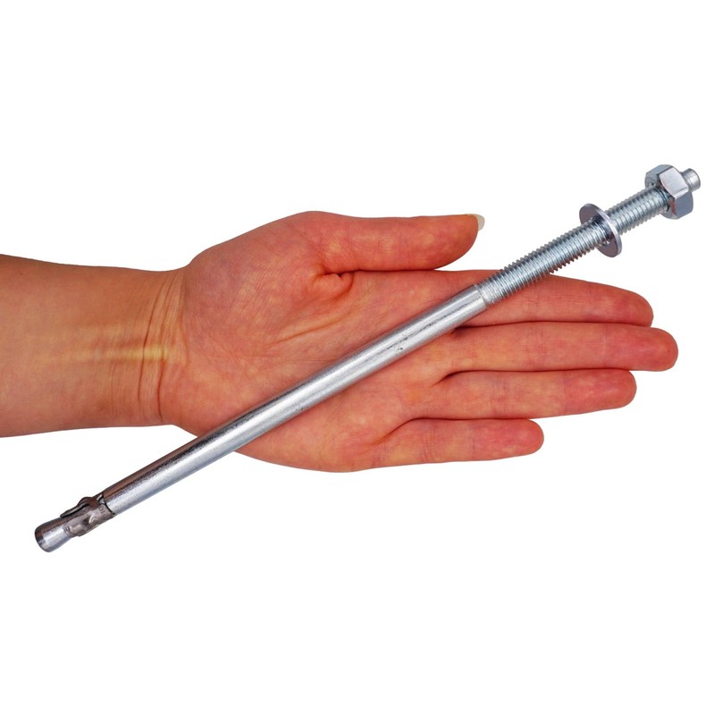 SKIR'CO (Pack of 4) Galvanised Wedge Anchors M10 x 250