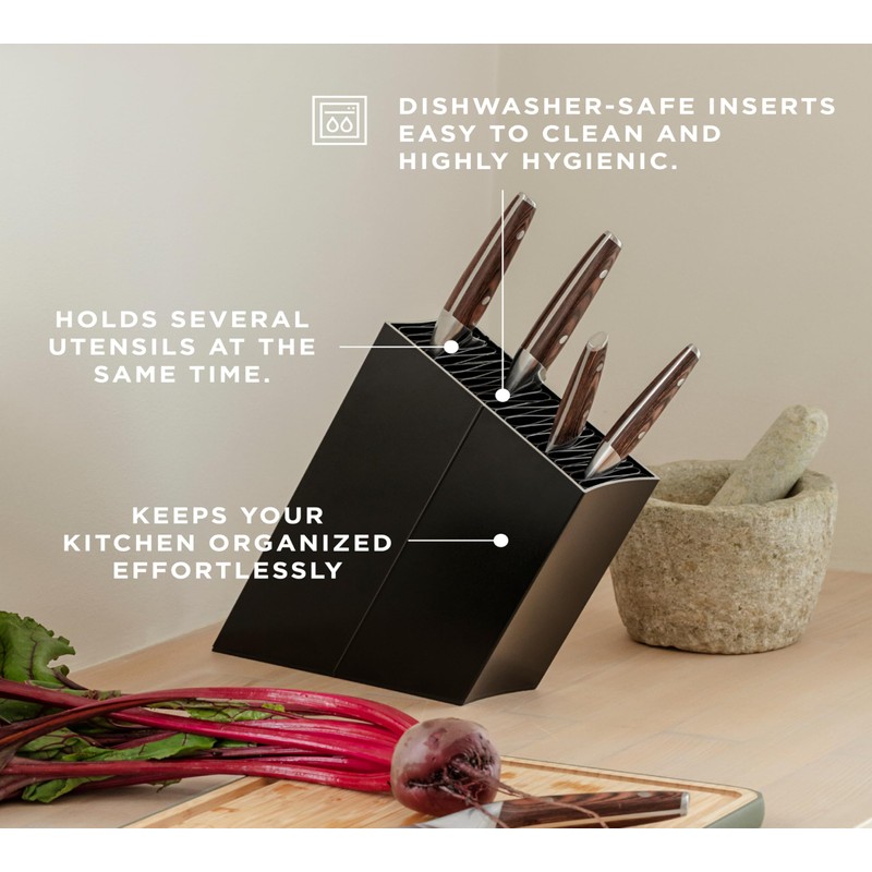 EVA SOLO | Angled Aluminum Knife Stand | Holds up