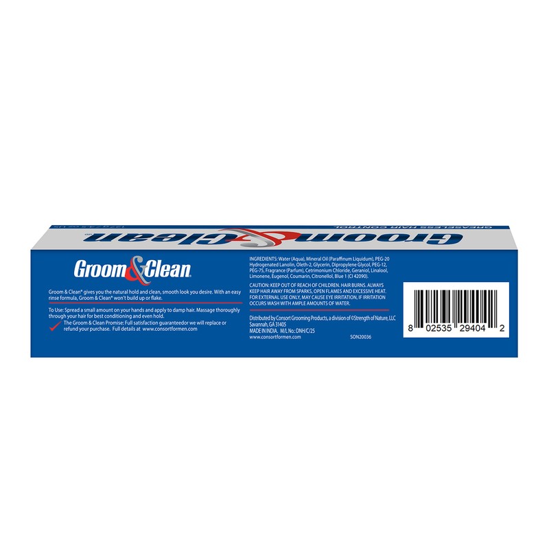 Groom & Clean Hair Styling Product - Men's Grooming Cream