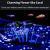 Uniclife Glowing Effect Artificial Coral Plant for Fish Tank, Decorative