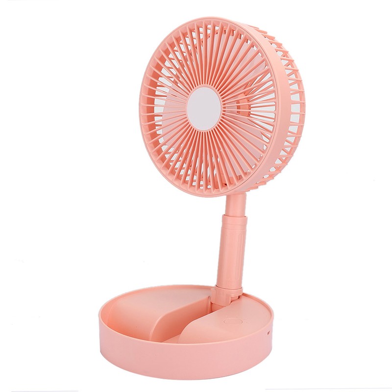 Portable Mini USB Rechargeable Handheld Fan Home Office Silent Desktop