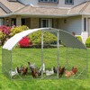 Large Metal Chicken Coop, Walk-in Poultry Cage, Chicken Run Pen
