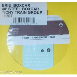 Tichy Train Group #10207 Decal for: Erie 40' Steel Boxcar (Small Diamond Logo Mi