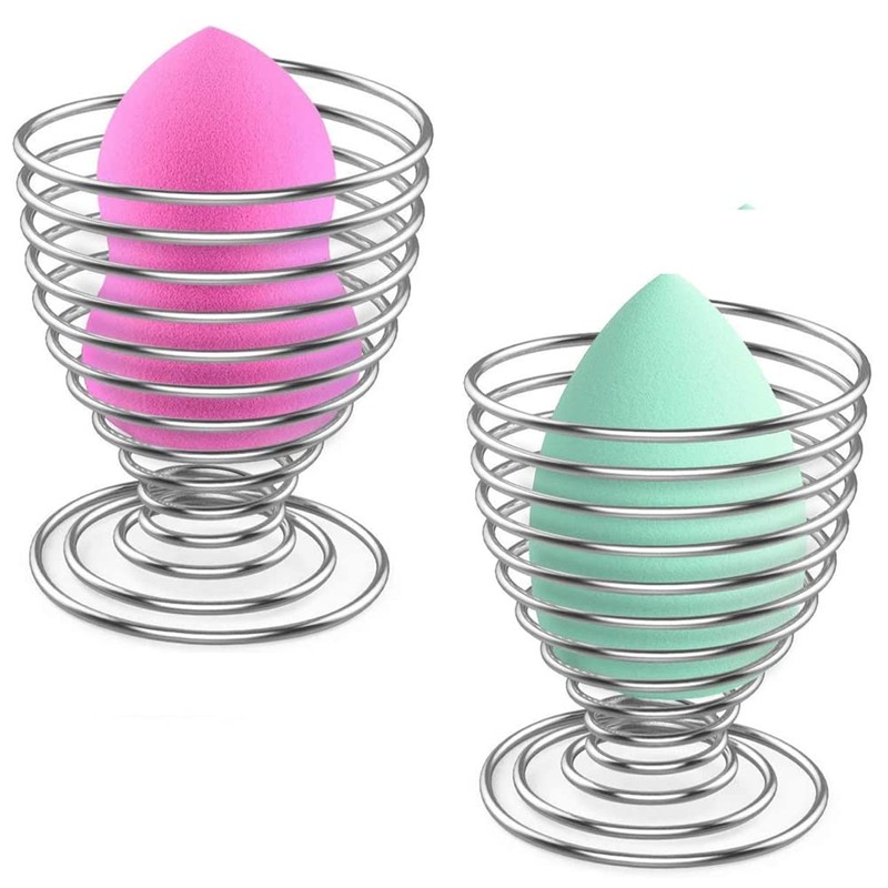Set of 3 Stainless Steel Spring Wire Trays Egg Cup