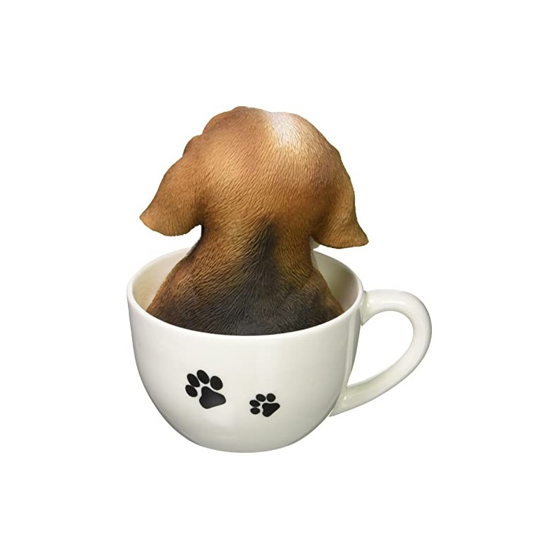 Toyo Sekisu Dog Ornament (Beagle) 14082, Brown, Approx. 5.1 x