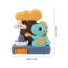 Baby Bath Toy Dinosaur Shaped Water Spraying Rotating Bathtub Waterwheel