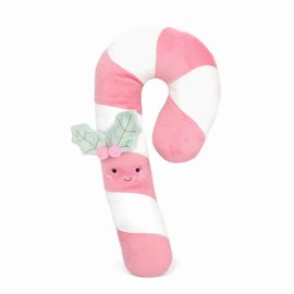 MON AMI Candy Cane Stuffed Toy – 15”/38cm | Holiday Plush | Christmas Decorations and Gift for Kids (Pink)