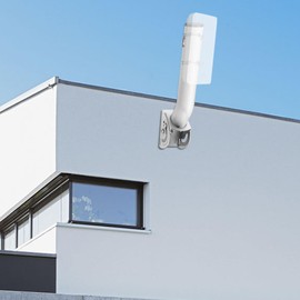 POENVFPO Adjustable Pivot Roof Mount for Starlink, Durable Stainless Steel, Anti Slip Gears, Suitable for Weather Station