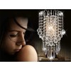 XIHOME Crystal Wall Light with Crystal Balls Drops Decorative Chrome