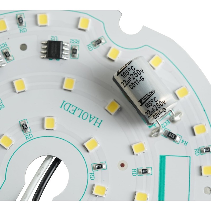 HAOLEDI 3.94'' 15W LED Ceiling Fan Light Retrofit Kit, Ceiling