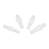 ANPTGHT 1/4” Thru-Bulk Bulkhead Plastic Hose Barb Fittings Union Adapter