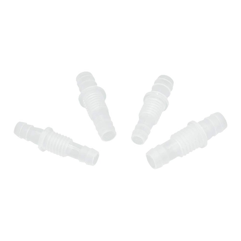 ANPTGHT 1/4” Thru-Bulk Bulkhead Plastic Hose Barb Fittings Union Adapter