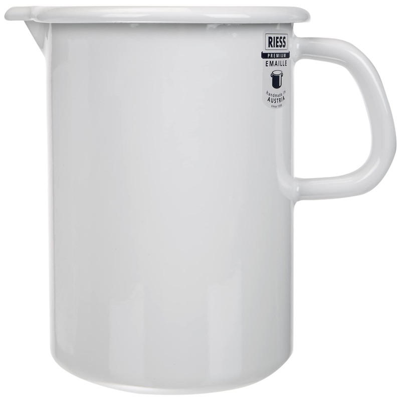 Riess, 0338-033 Kitchen Measure 1 Litre Classic White Diameter 10