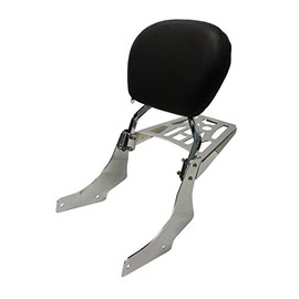 Contoured - Sissy Bar Backrest & Luggage Rack for 95+ Honda Shadow VT Ace/Sabre VT1100 C2
