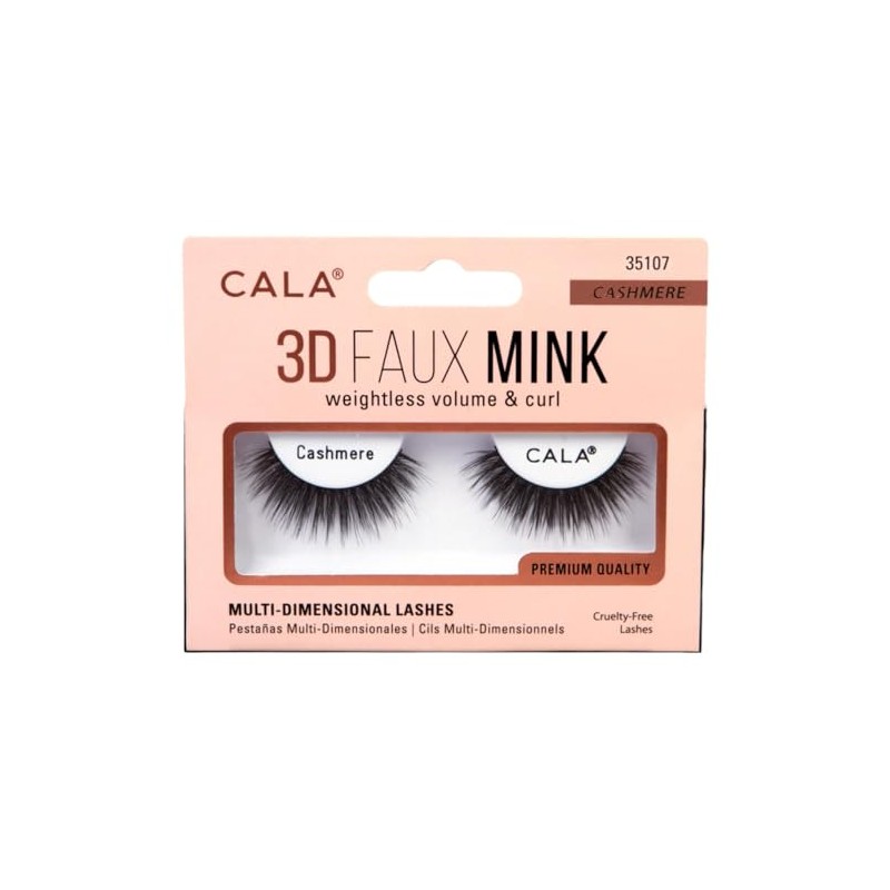 3D FAUX MINK LASHES: CASHMERE