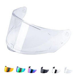 Helmet Visor for LS2 FF800/FF353/FF328, Motorcycle Helmet Visor, Motorcycle Wind Protection Helmet Lens Visor, Full Face, Helmet Visors Accessories, Replacement (Transparent)