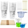 Vurixfo 50 Pcs Epoxy Resin Mixing Cups, 8oz Resin Measuring