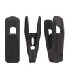 Velvet Hangers Clips,24 PCS Trouser Hanger Clip Black Clips for