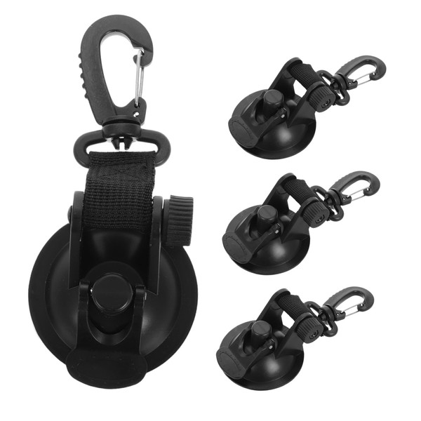 iplusmile 4 Pcs Heavy Duty Suction Cup Hooks for Car