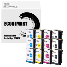 For HP 12PK Ink Cartridge replace for HP 940XL Officejet Pro 8500A-A910a A910g A910n