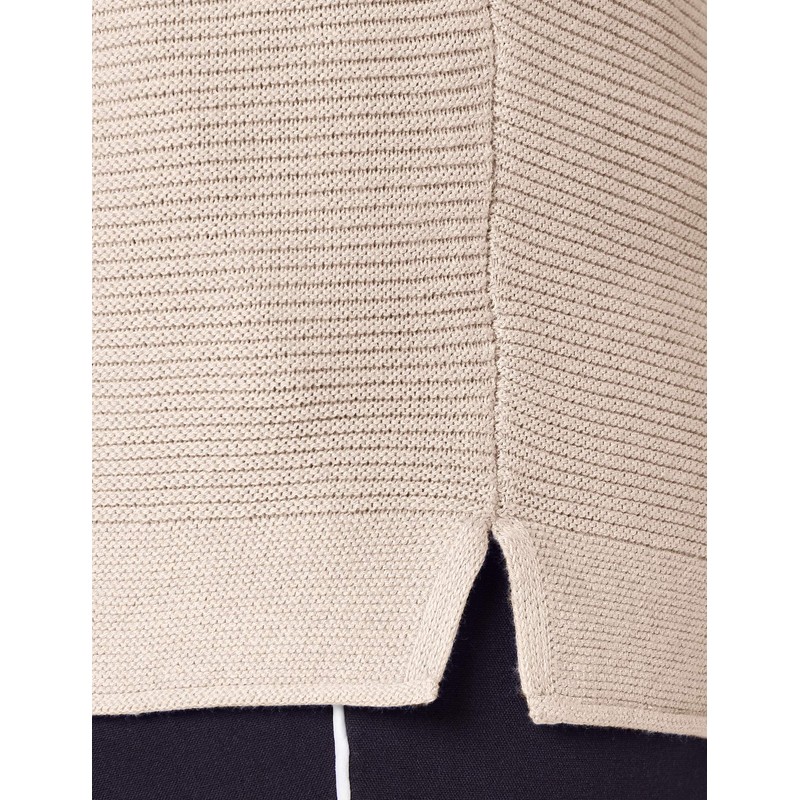 Tom Tailor Women's 1016350 Ottoman Pullover, Dusty 24192 Alabaster Melange,