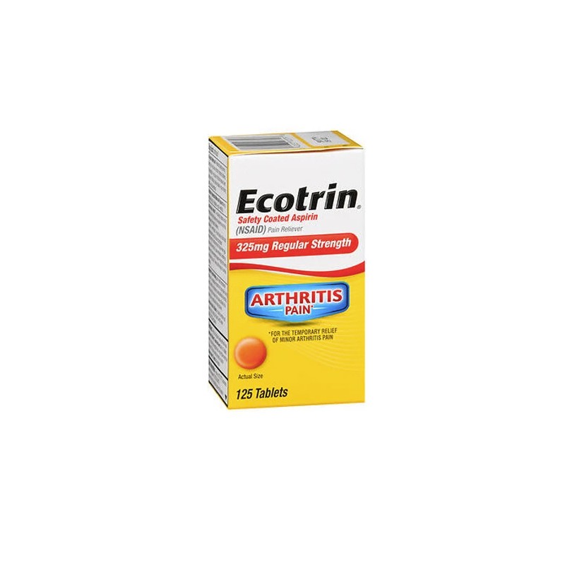 Ecotrin Regular Strength 125 tabs By Ecotrin