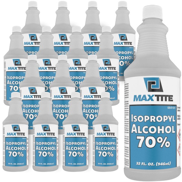 MAXTITE Isopropyl Alcohol 70% (4 Gallons (32oz, 16 Pack))