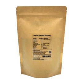 Organic Fenugreek Seeds 500g, Certified Organic, Non-GMO, Vegan, No Additives, No Preservatives, Resealable Bag by Thames Organic 500g