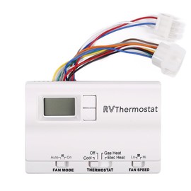 6536A3351 Digital Thermostat Compatible with Coleman-Mach， Two-Stage Digital Thermostat for Heat Pump & Gas Furnace，Wall-Mounted (White)