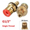 Faucet Ceramic Stem Cartridge Valve, G1/2" Brass Tap Ceramic Disc