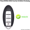 AYGUCEKE TPU Protective Key Fob Cover Case Compatible with Nissan
