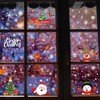CINECE Christmas Stickers Decoration Removable Glass Window Static Stickers 223pcs