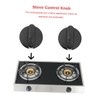 TEHAUX 2sets Gas Stove Knobs Replacement Easy to Install Control