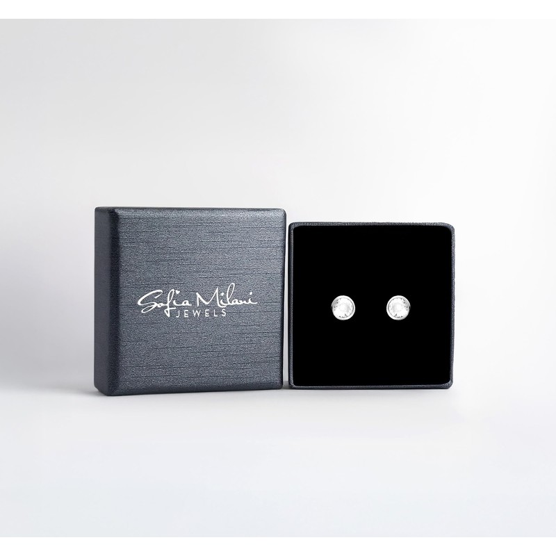 SOFIA MILANI - Women's Earrings 925 Silver - Zirconia Stud