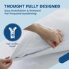 1 Pack Waterproof Bamboo Pillow Protector Cover Body Size Pillow