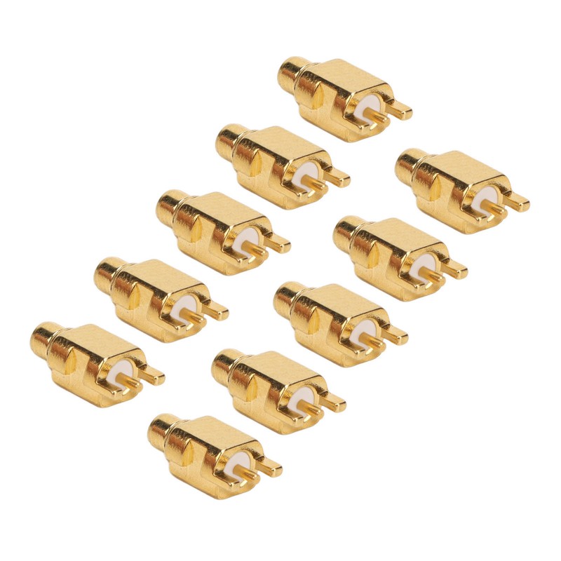 10Pcs MMCX JE Connector Solder 3 Pin for PCB Earphone