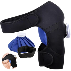 Icing Supporter, For Sports, For Shoulders, Ice Bag, For Cold & Hot Use, Icing Bag, Icing Supplies, Everyday Use, Large Diameter, Ice Bag, No Condensation (Blue)