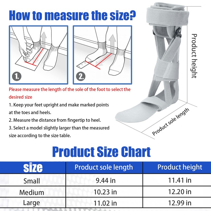 Afo Foot Drop Brace Splint Ankle Foot Orthosis Walking with