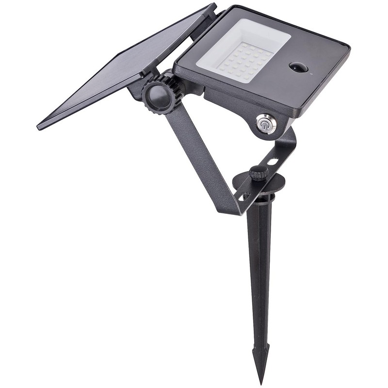 Luminea 700LM 1800mAh IP65 Solar LED Motion Sensor Garden Spotlight