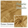 Lecloud Leia Dark Gold Sheer Valance for Windows 14 Inch