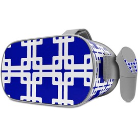 Decal Style Skin Wrap Compatible with Oculus Go Headset - Boxed Royal Blue (Oculus NOT Included)