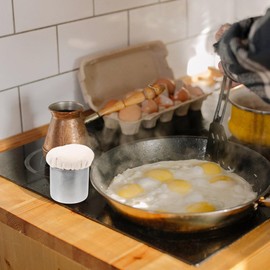 DOITOOL 1 Set Pinsel Fett Pancake Bürste Mopp Grill Ölpinsel für Pfannkuchen Öl Brotaufstrich für Küchenöl Pinsel Kuchen Crêpes-Pinsel Metall Sauce Tuch