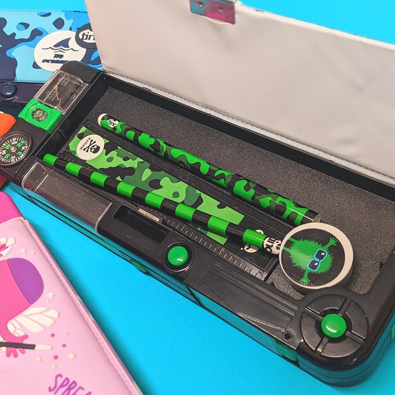 Tinc Removable Pencil Case with Compartments - Includes Pencil with