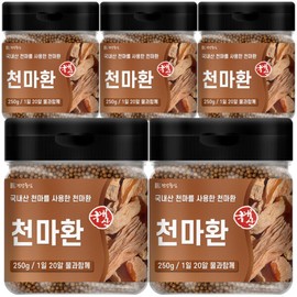 Domestic Cheonma pills (250g), 5 pieces, high content of Cheonma (80%) / 국산 천마환 250g 5개 천마 80% 고함량