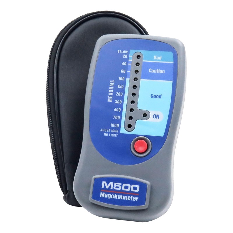 M500 Insulation Tester MEGOHMMETER,Battery Operated Instrument up to 1000 megohms